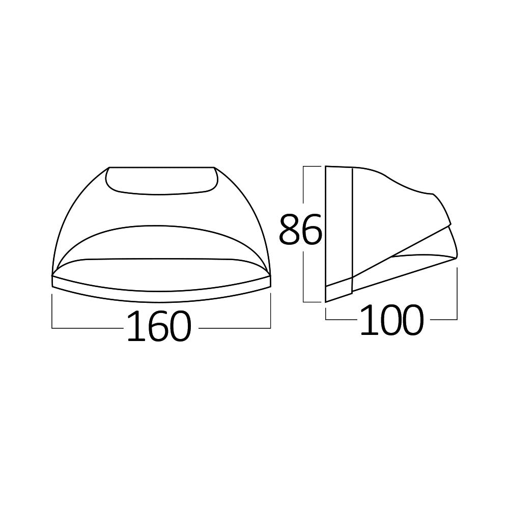 BRY-PIRUS-S-7W-3000K-IP54-ZIDNA SVETILJKA
