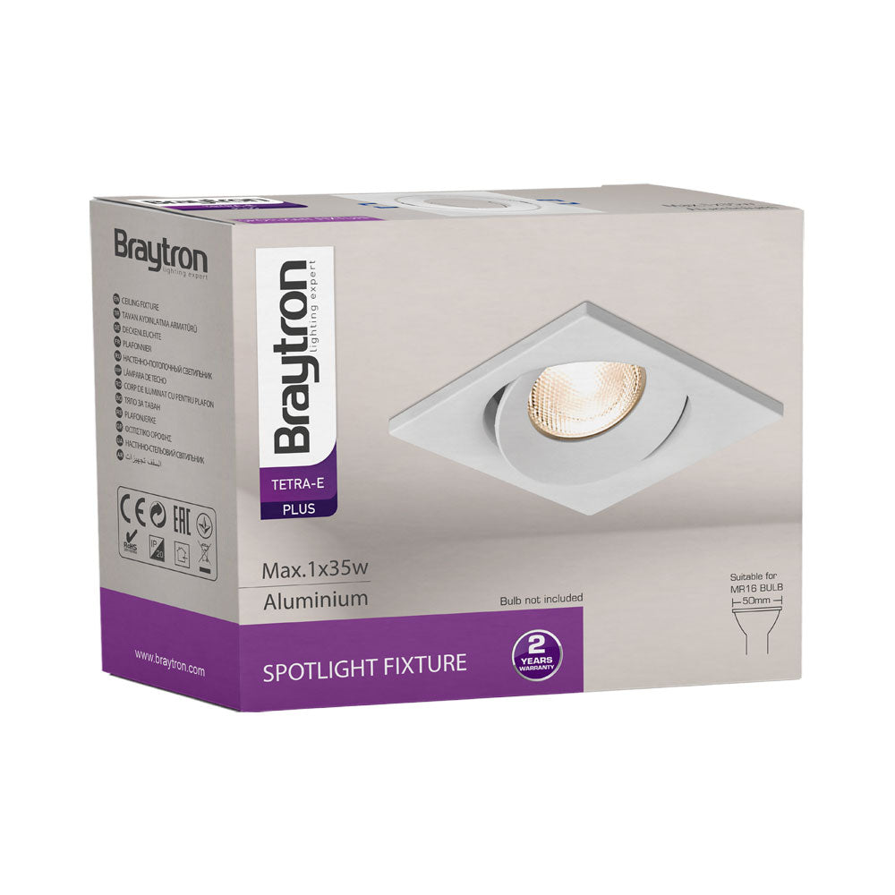 BRY-TETRA-E-KVADRATNA-BELA-PLAFONSKI NOSAC SIJALICE