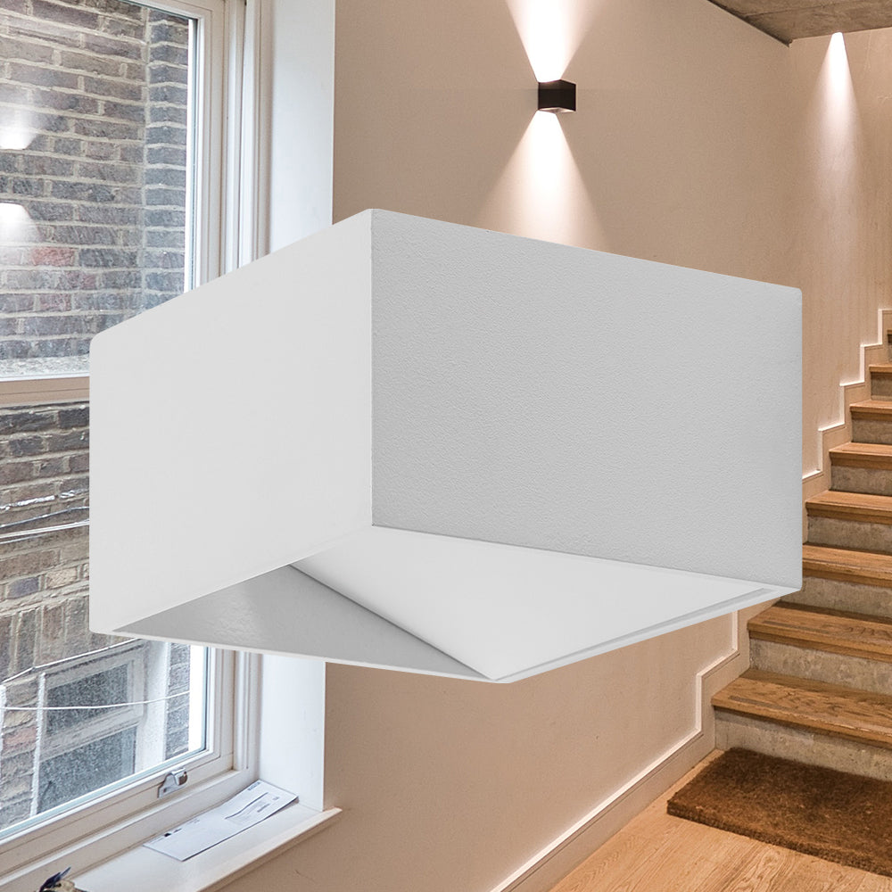 BRY-AVVA-WL02-8W-KVADRATNA-BELAT-3000K-LED ZIDNA SVETILJKA