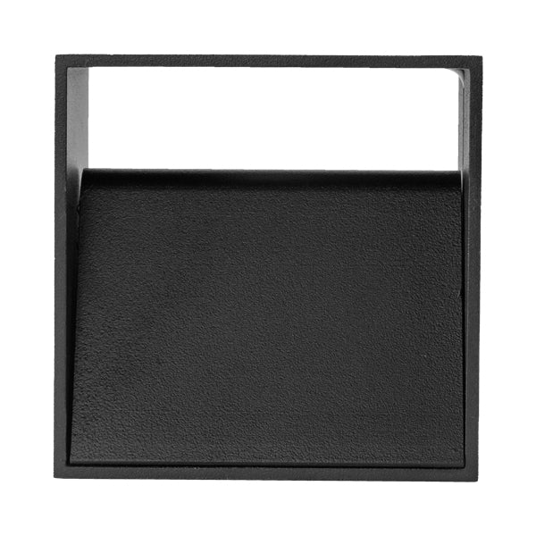 BRY-AVVA-WL02-8W-KVADRATNA-CRNA-3000K-LED ZIDNA SVETILJKA