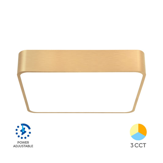 BRY-BLADE-SS-KVADRAT-GLD-36W-3U1-LED PLAFONJERA