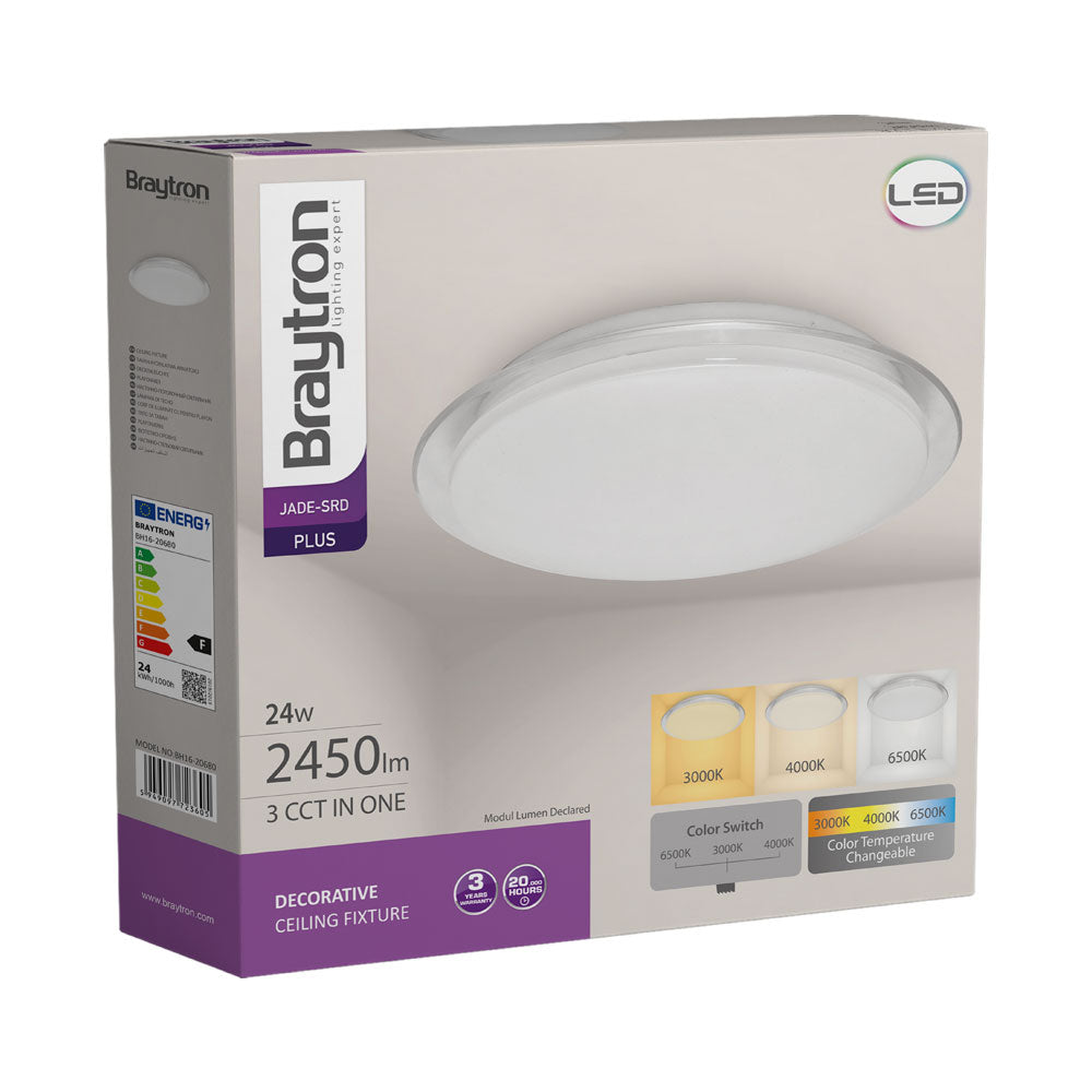 BRY-JADE-SRD-OKRUGLA-24W-3U1-LED PLAFONJERA