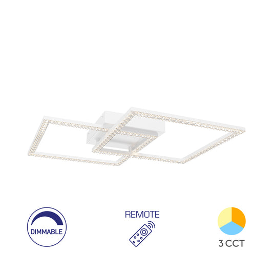 BRY-CRYSTAL-A-55W-3U1-DALJINSI-BELA-LED PLAFONJERA