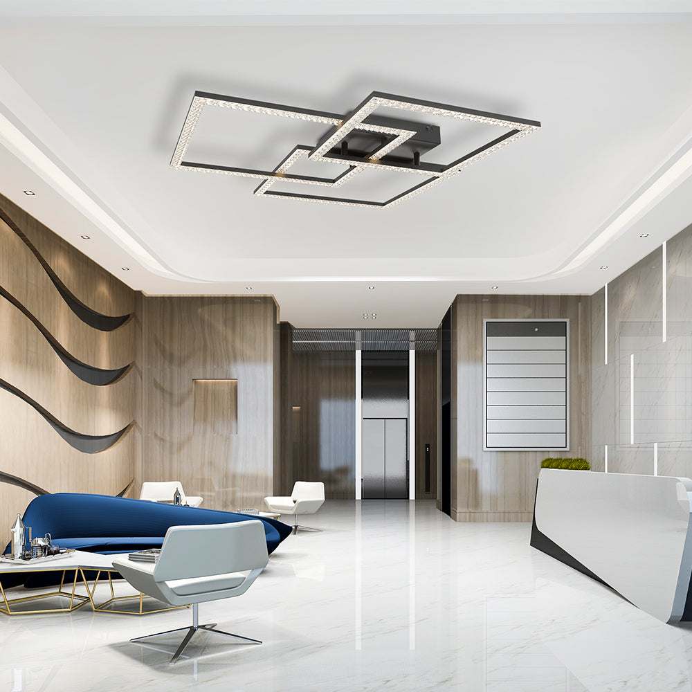 BRY-CRYSTAL-B-80W-3U1-DALJINSI-BELA-LED PLAFONJERA