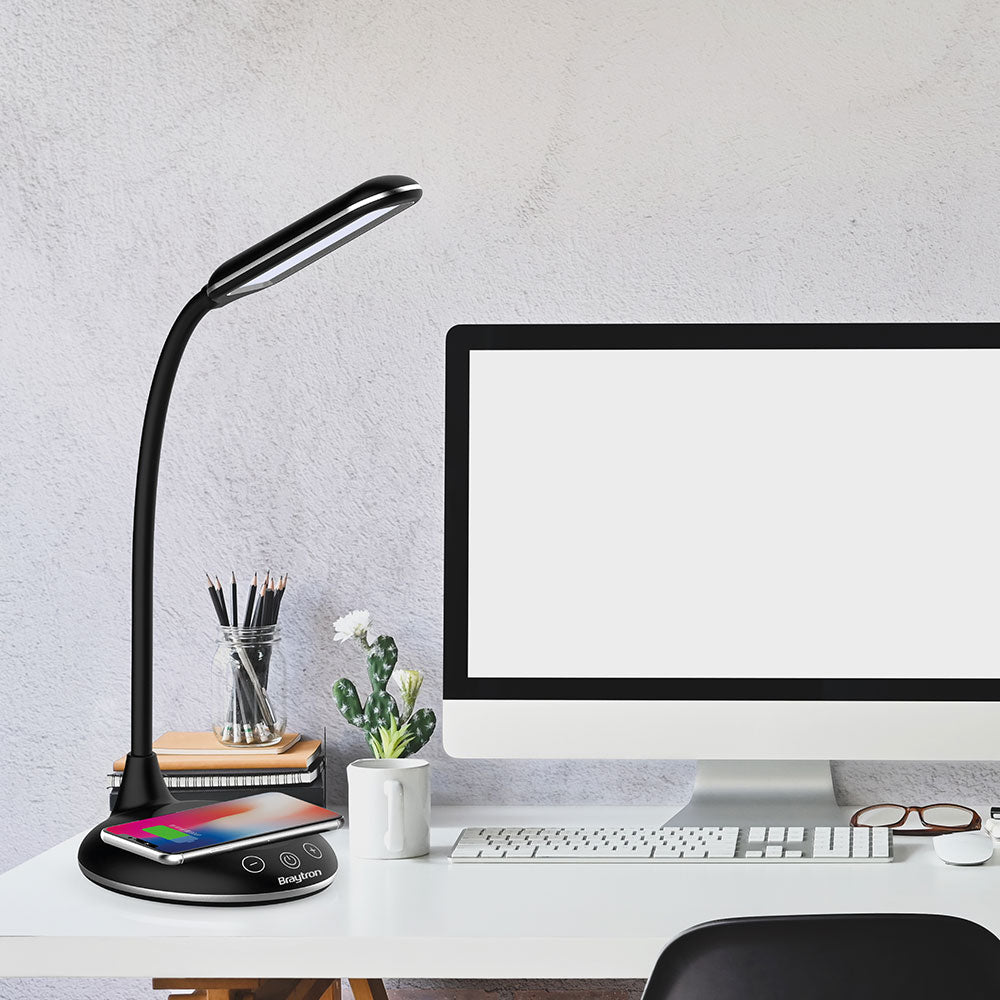 BRY-LB146-5W-CRNA-DIMABILNA-STONA LAMPA + WIRELESS PUNJENJE