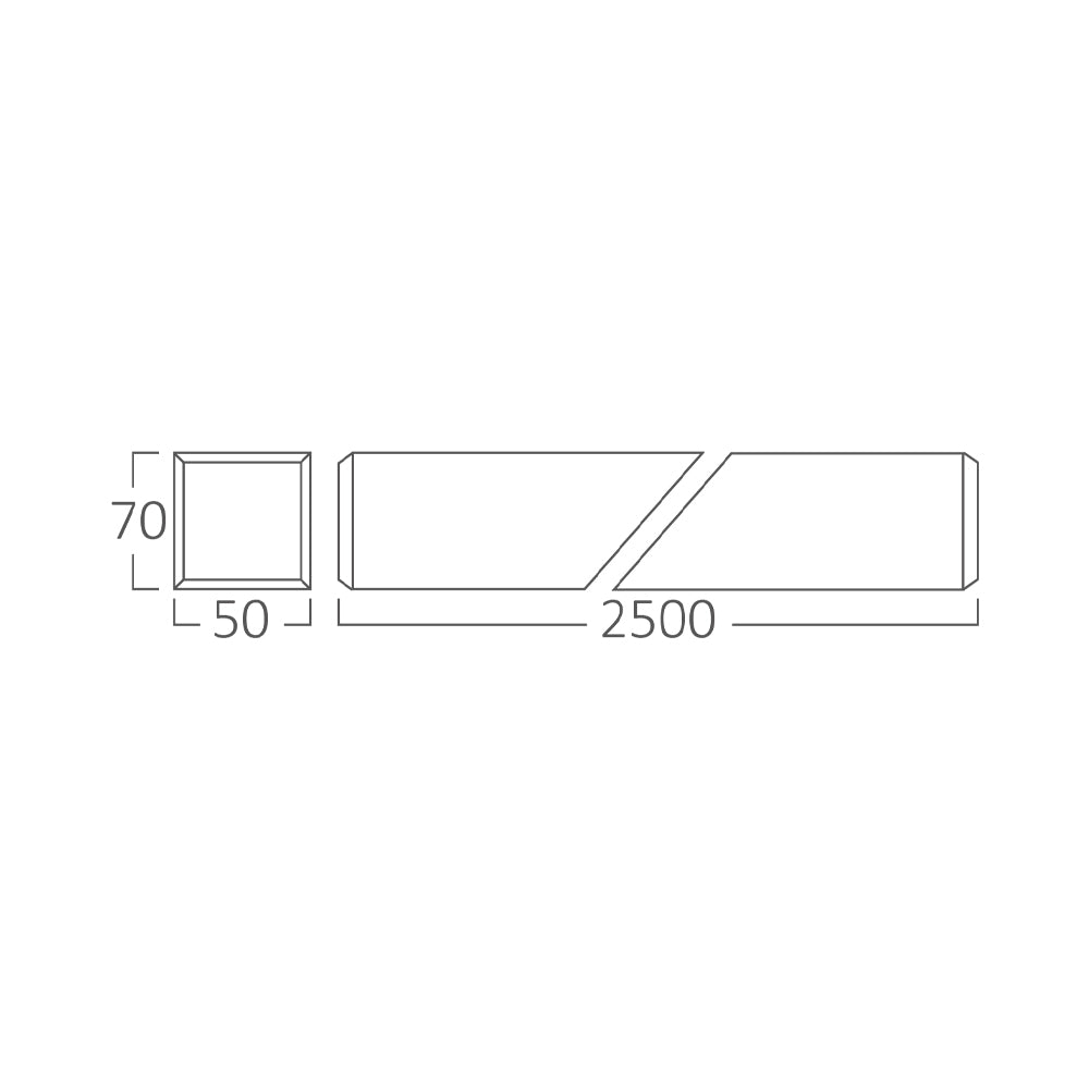 BRY-LINEA-5070-2.5MT-75W-WHT-3000K-LINEAR LIGHT