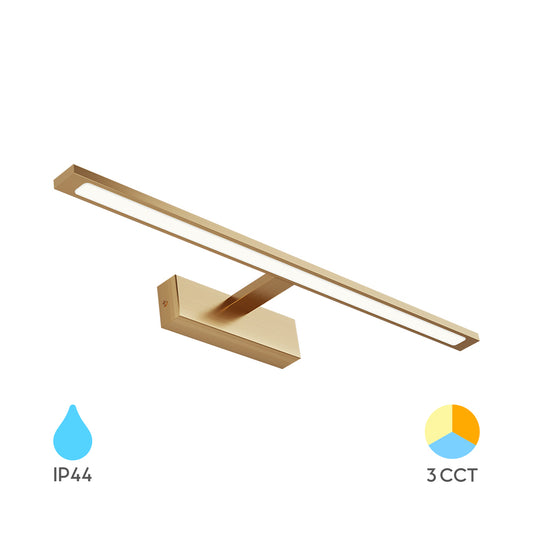BRY-ARIA-600-12W-3U1-ZLATNA-IP44 SVETILJKA ZA OGLEDALO