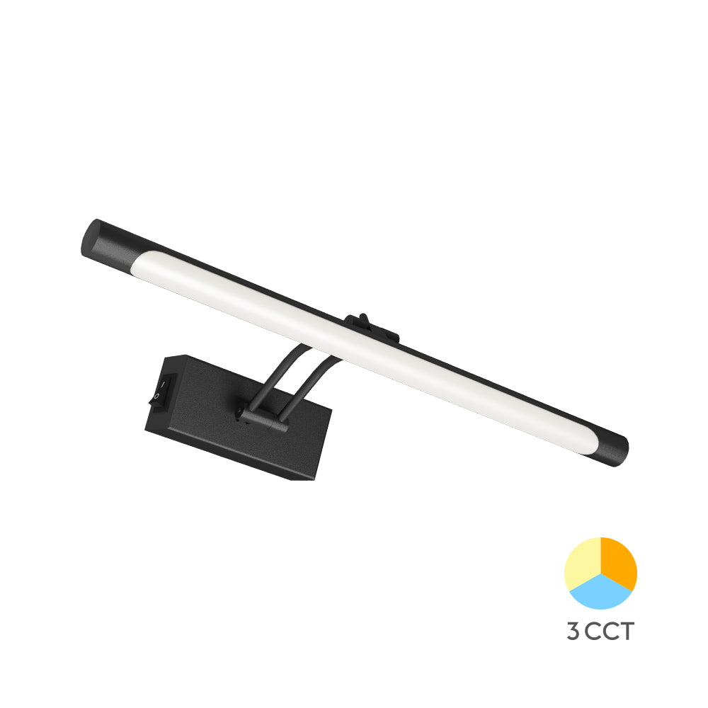 BRY-SARA-400-8W-3CCT-CRNA-IP20-SVETILJKA ZA OGLEDALO