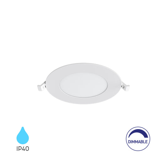 BRY-SMD-CRP-6W-OKRUGLI-DIMABILNI-4INC-BELI-3000K-UGRADNI LED PANEL