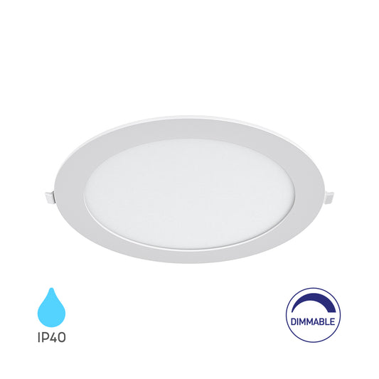 BRY-SMD-CRP-18W-OKRUGLI-DIMABILNI-8INC-BELI-3000K-UGRADNI LED PANEL