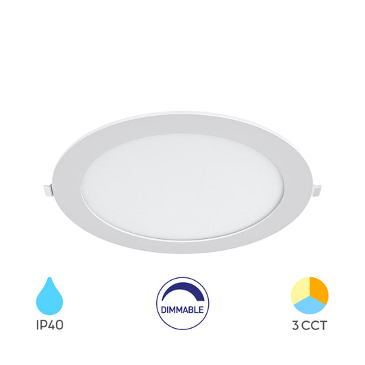BRY-SMD-CRP-18W-KRUG-DIMABILNI-8INC-BELI-3U1-UGRADNI LED PANEL