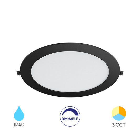 BRY-SMD-CRP-18W-KRUG-DIMABILNI-8INC-CRNI-3U1-UGRADNI LED PANEL