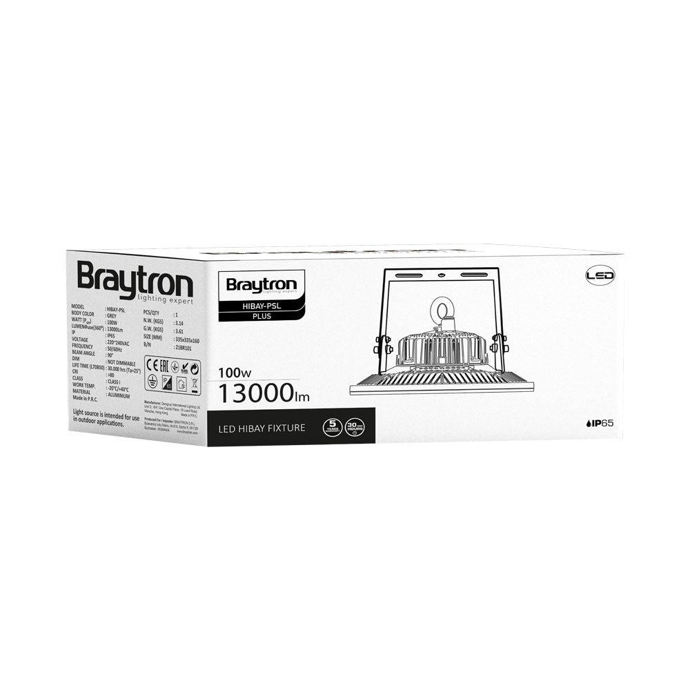 BRY-HIBAY-PSL-100W-GRY-4000K-IP65-LED REFLEKTOR-HIBAY