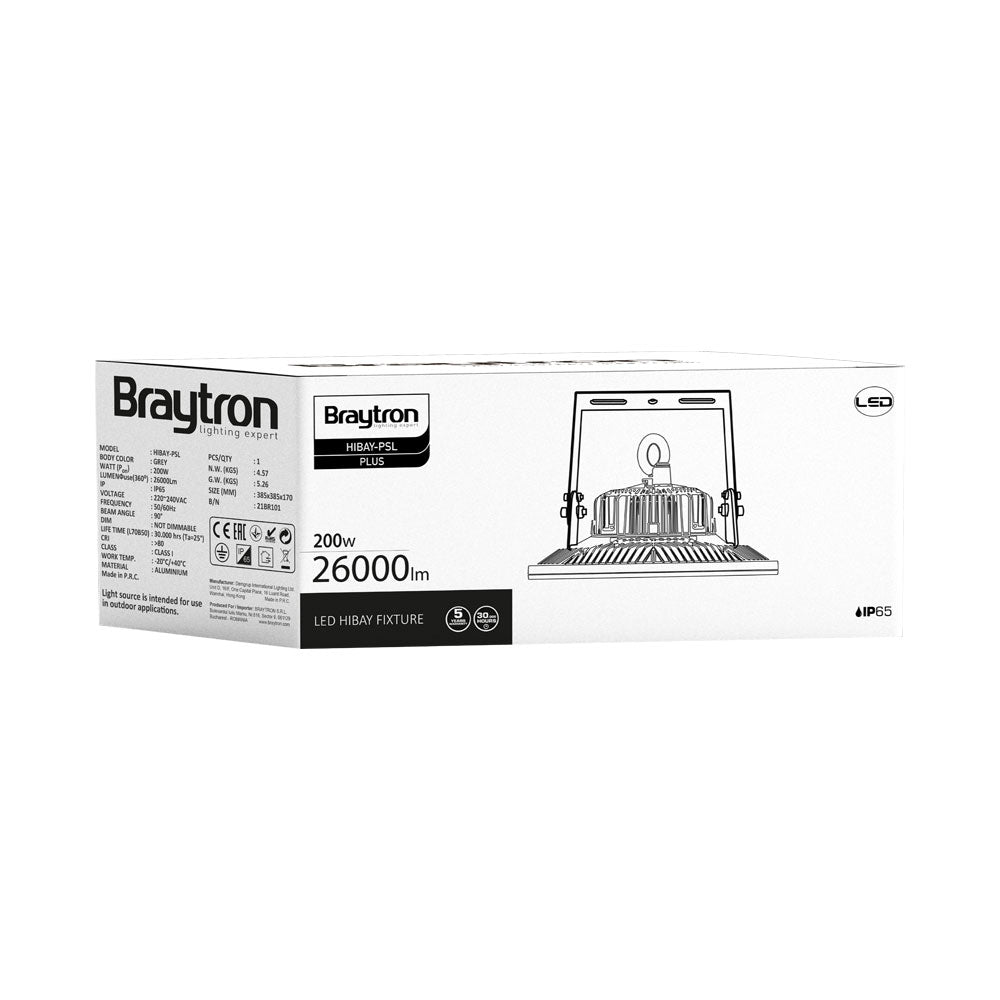 BRY-HIBAY-PSL-200W-GRY-4000K-IP65-LED REFLEKTOR-HIBAY