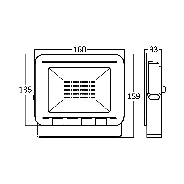 BRY-FLOOD-SD-30W-GRY-ZELENA-IP65-LED REFLEKTOR