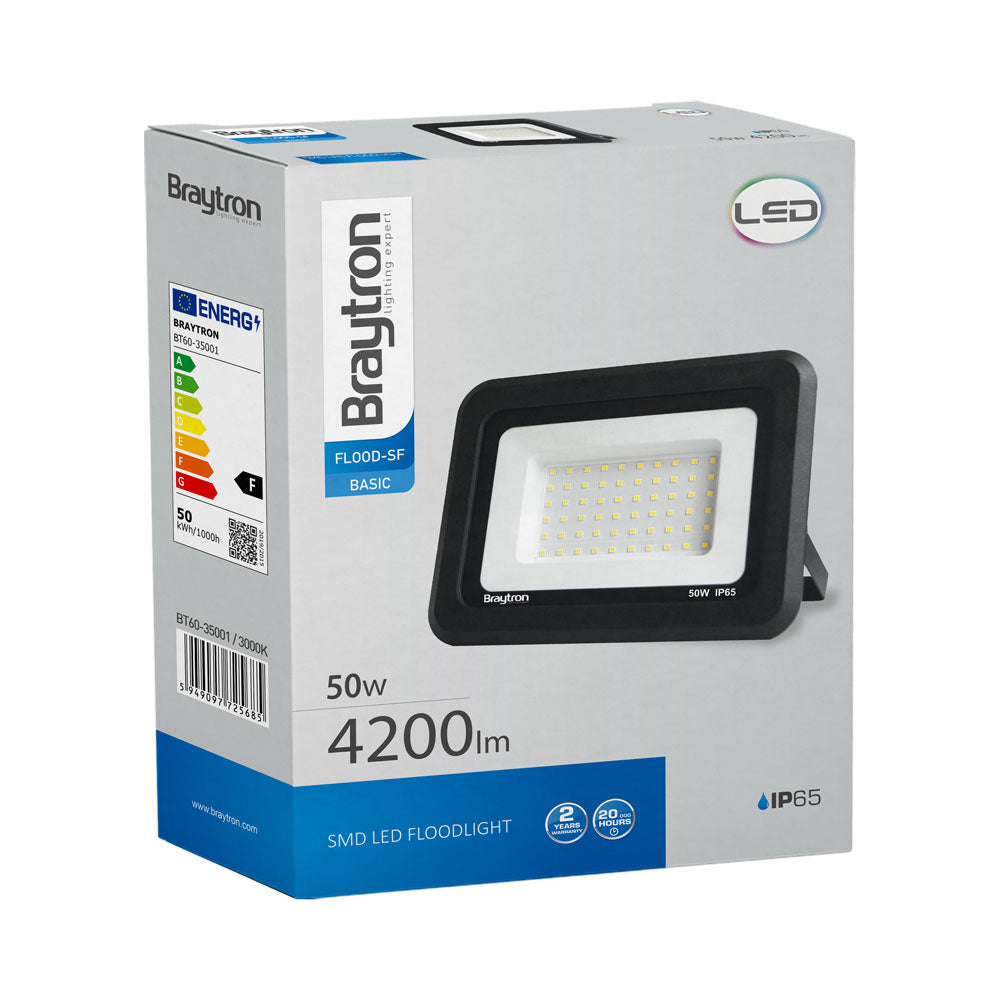 BRY-FLOOD-SF-50W-BLC-4000K-IP65-LED REFLEKTOR