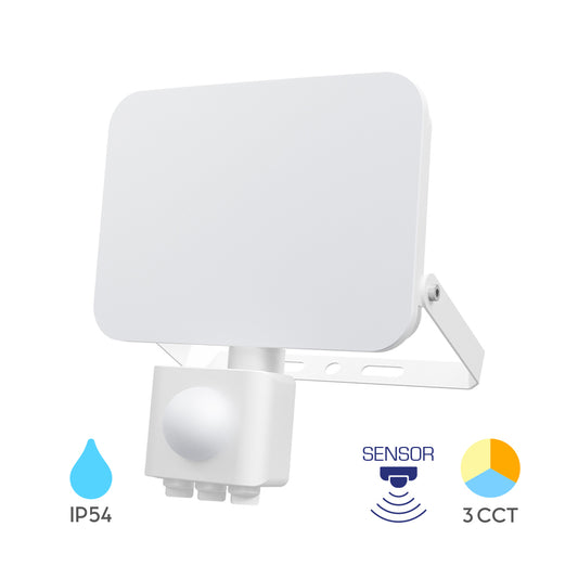 BRY-FLOOD-WF-30W-BELI-3U1-SENZOR-IP54-LED REFLEKTOR