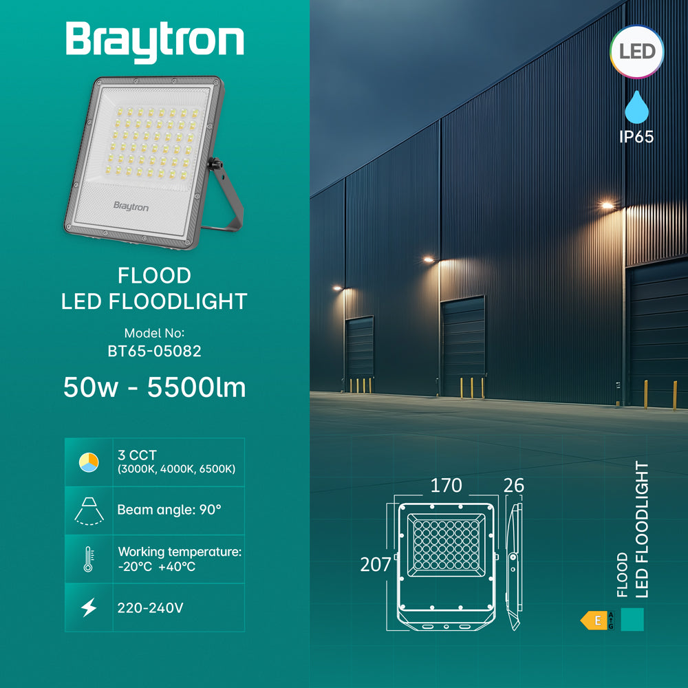 BRY-FLOOD-PF-50W-SIVI-3U1-IP65-LED REFLEKTOR