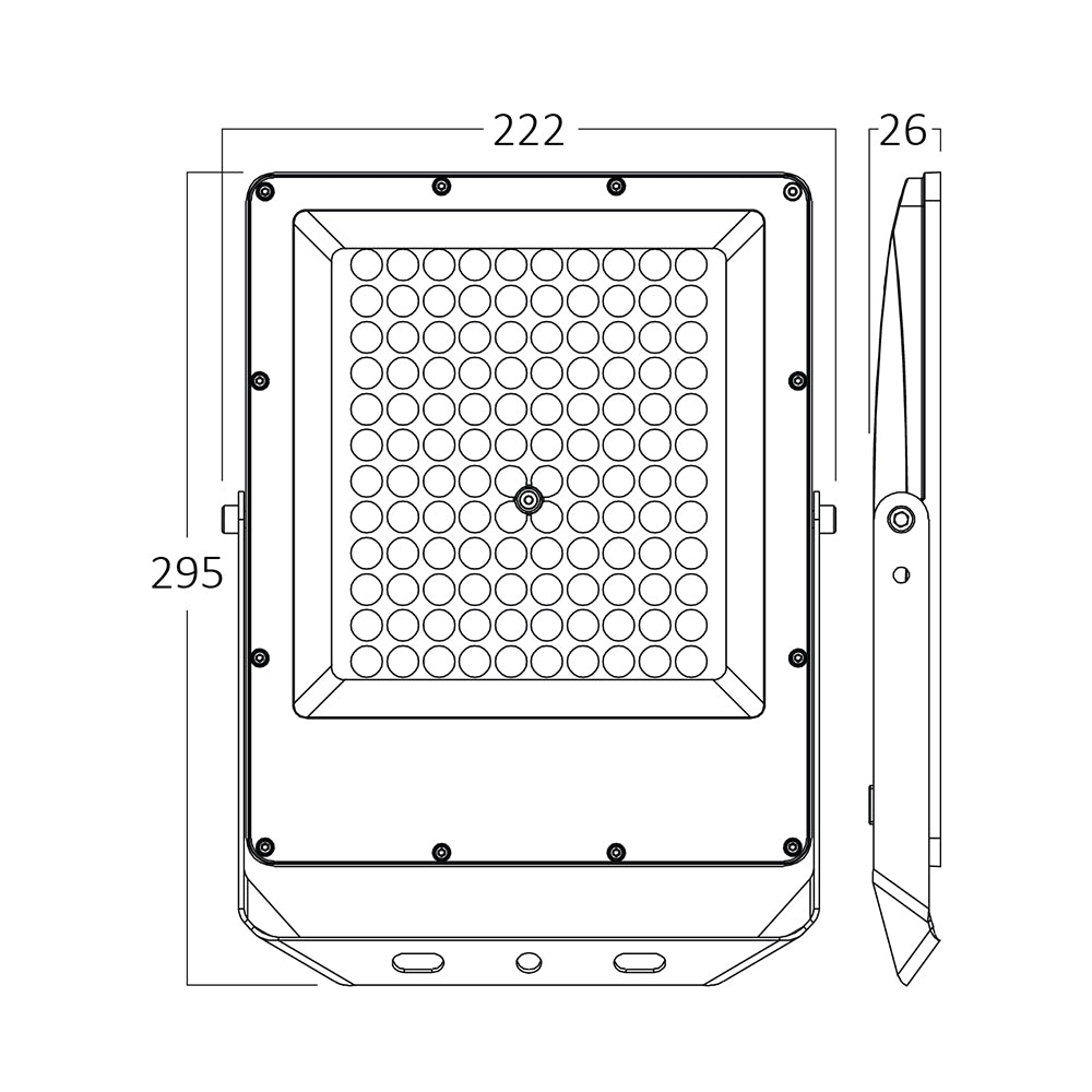 BRY-FLOOD-PF-100W-SIVI-3U1-IP65-LED REFLEKTOR