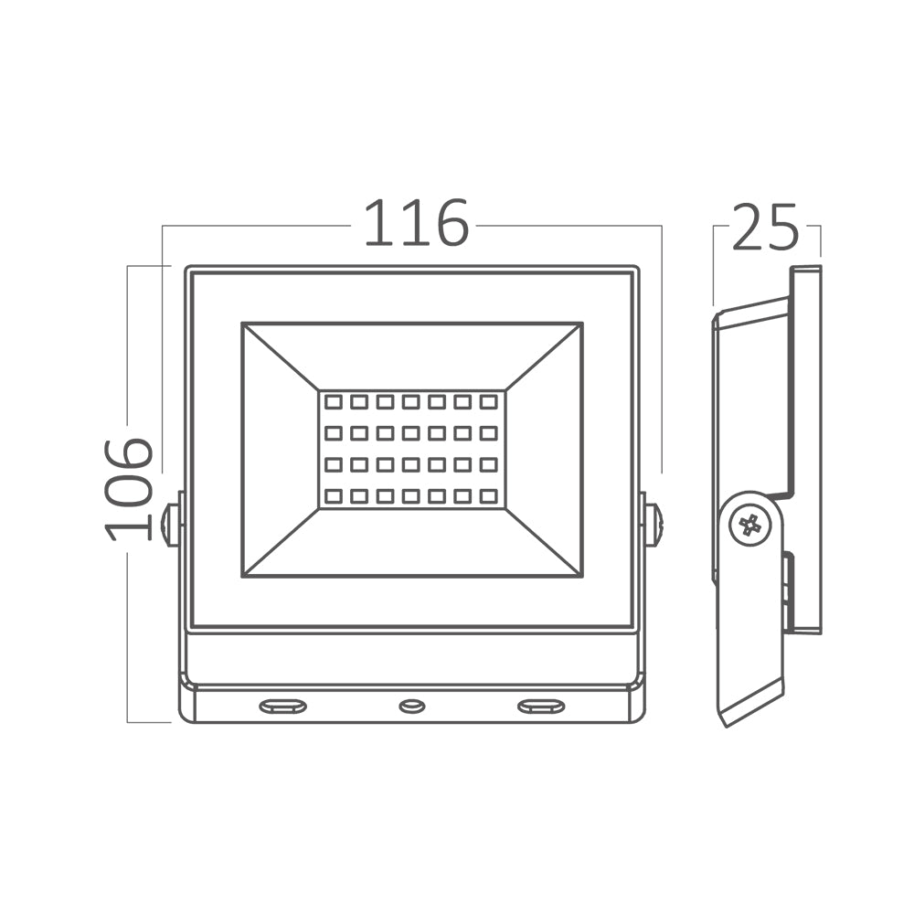 BRY-FLOOD-CF-20W-CRNA-6500K-IP65-LED REFLEKTOR