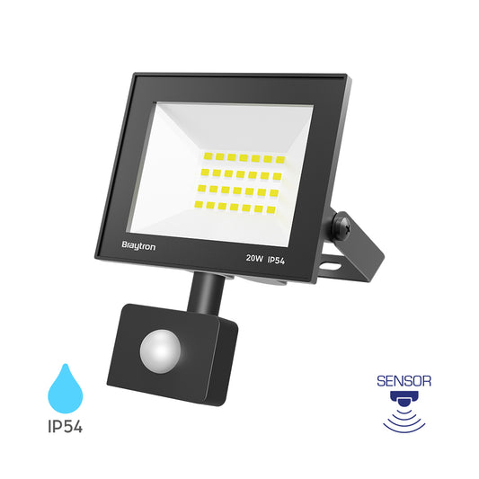 BRY-FLOOD-CF-20W-CRNI-6500K-SNS-IP54-LED REFLEKTOR