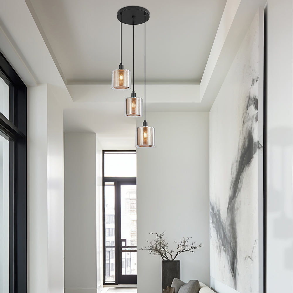 BRY-S008R-3H-3xE14-SLV-DEKORATIVNA VISILICA