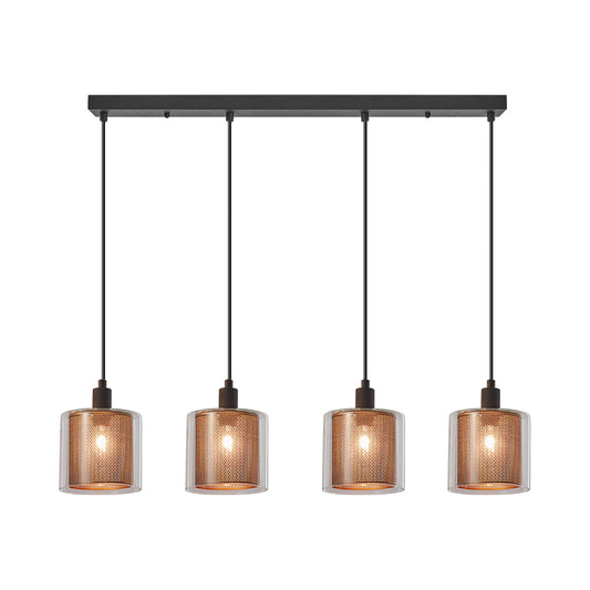 BRY-S008S-4H-4xE14-SLV-DEKORATIVNA VISILICA