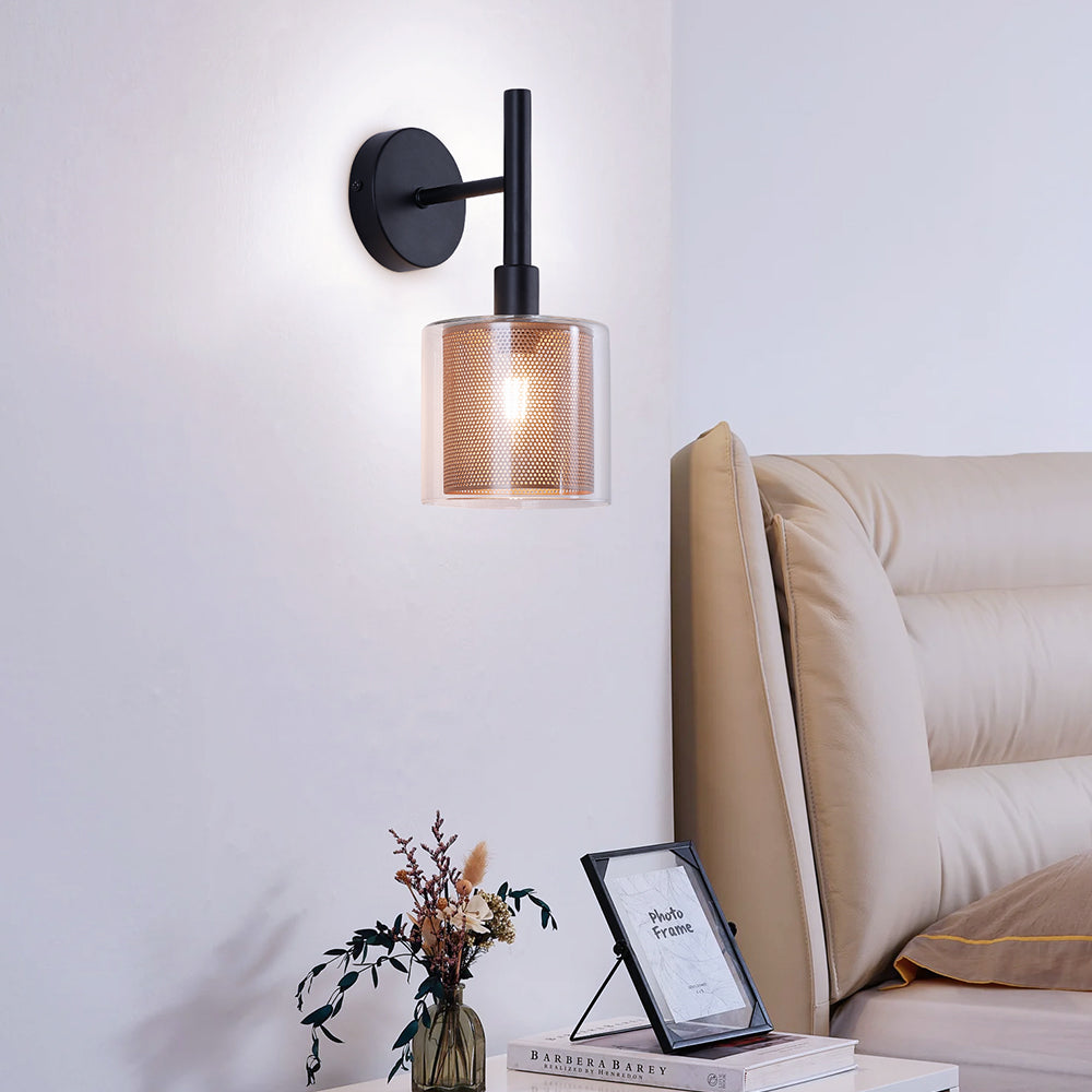 BRY-S008W-1H-1xE14-SLV-DEKORATIVNA ZIDNA SVETILJKA