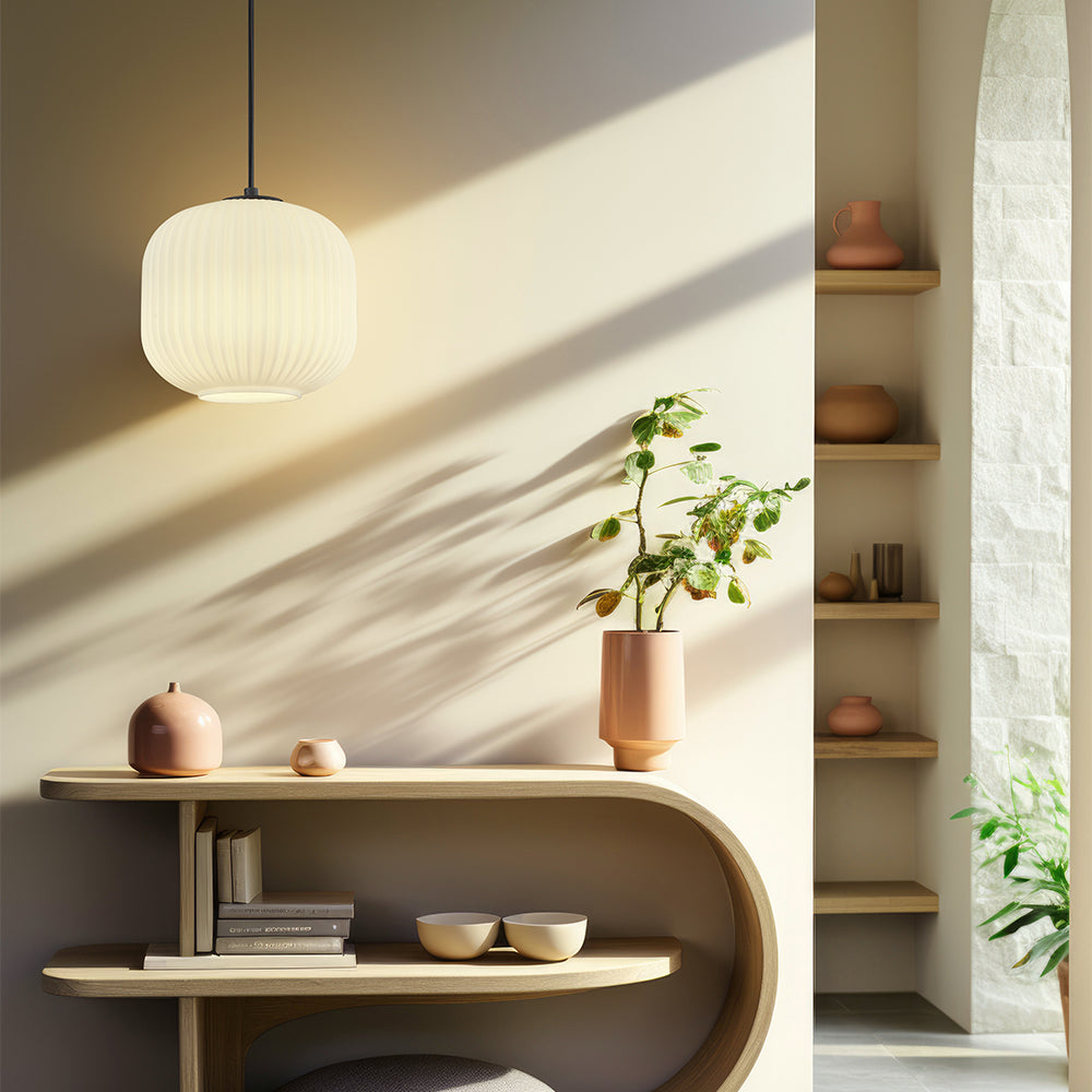 BRY-S009R-1H-1xE27-OPL-CRNA-DEKORATIVNA VISILICA