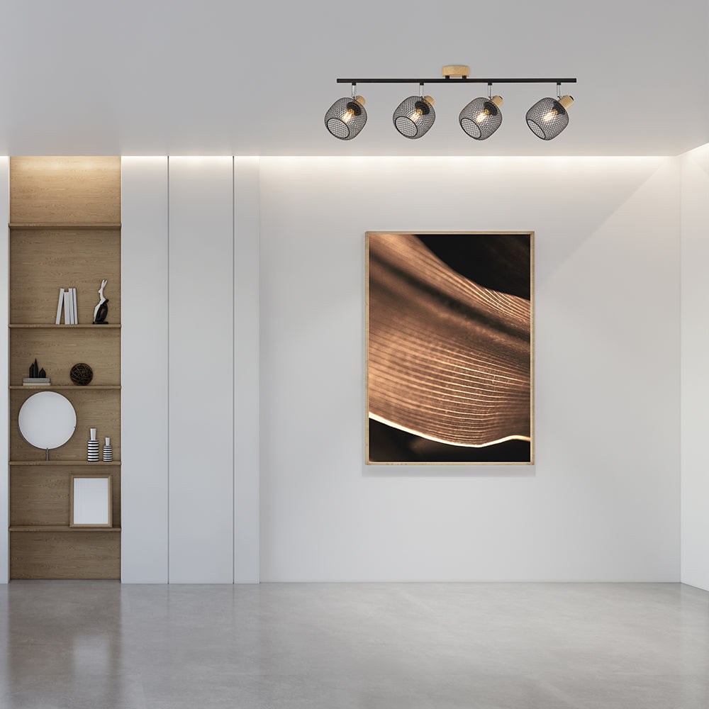 BRY-W001C-4H-3xE14-DRVO-DEKORATIVNA PLAFONSKA SVETILJKA