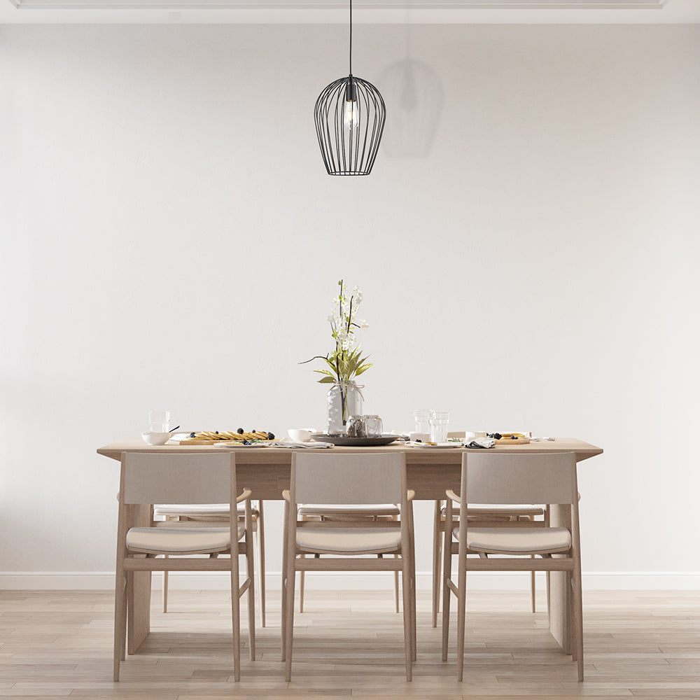 BRY-W005R-1H-1xE27-CRNA-DEKORATIVNA VISILICA