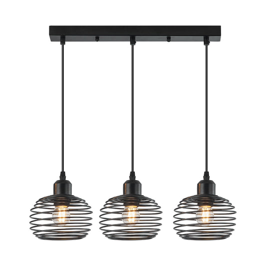 BRY-W008S-3H-3xE27-CRNA-DEKORATIVNA SVETILJKA