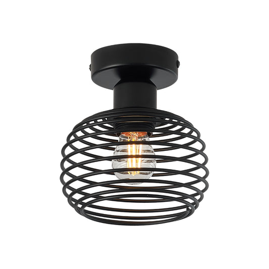 BRY-W008C-1H-1xE27-CRNA-DEKORATIVNA SVETILJKA