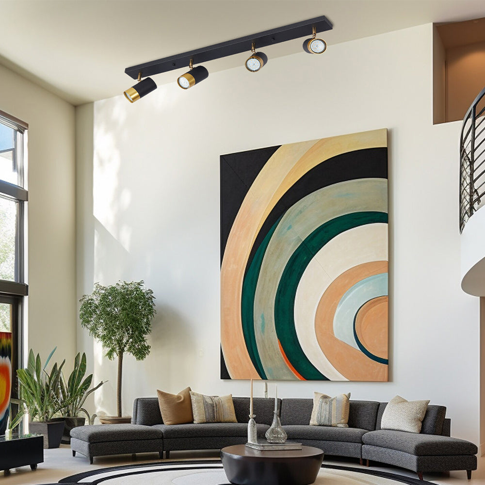 BRY-G002C-4H-4xGU10-ZLATNO-CRNA-DEKORATIVNA SVETILJKA