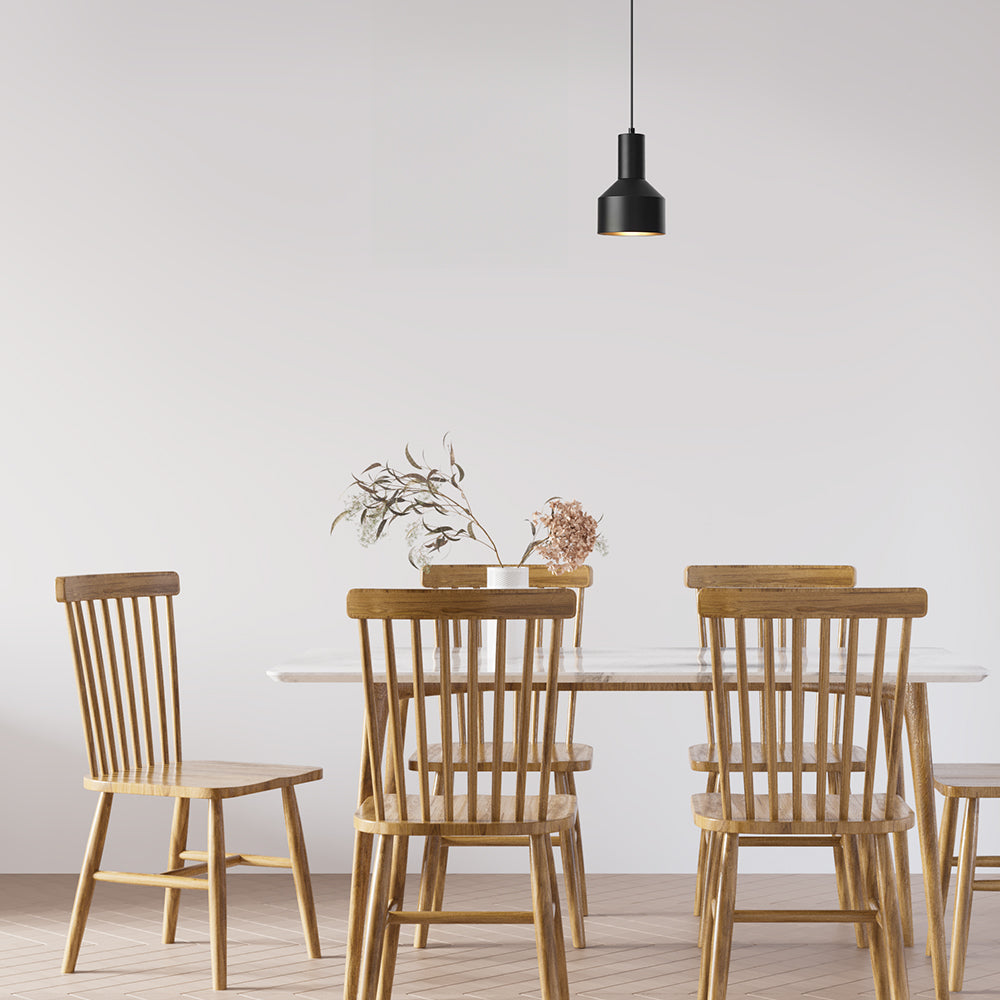 BRY-P001R-1H-1xE27-CRNA-DEKORATIVNA VISILICA