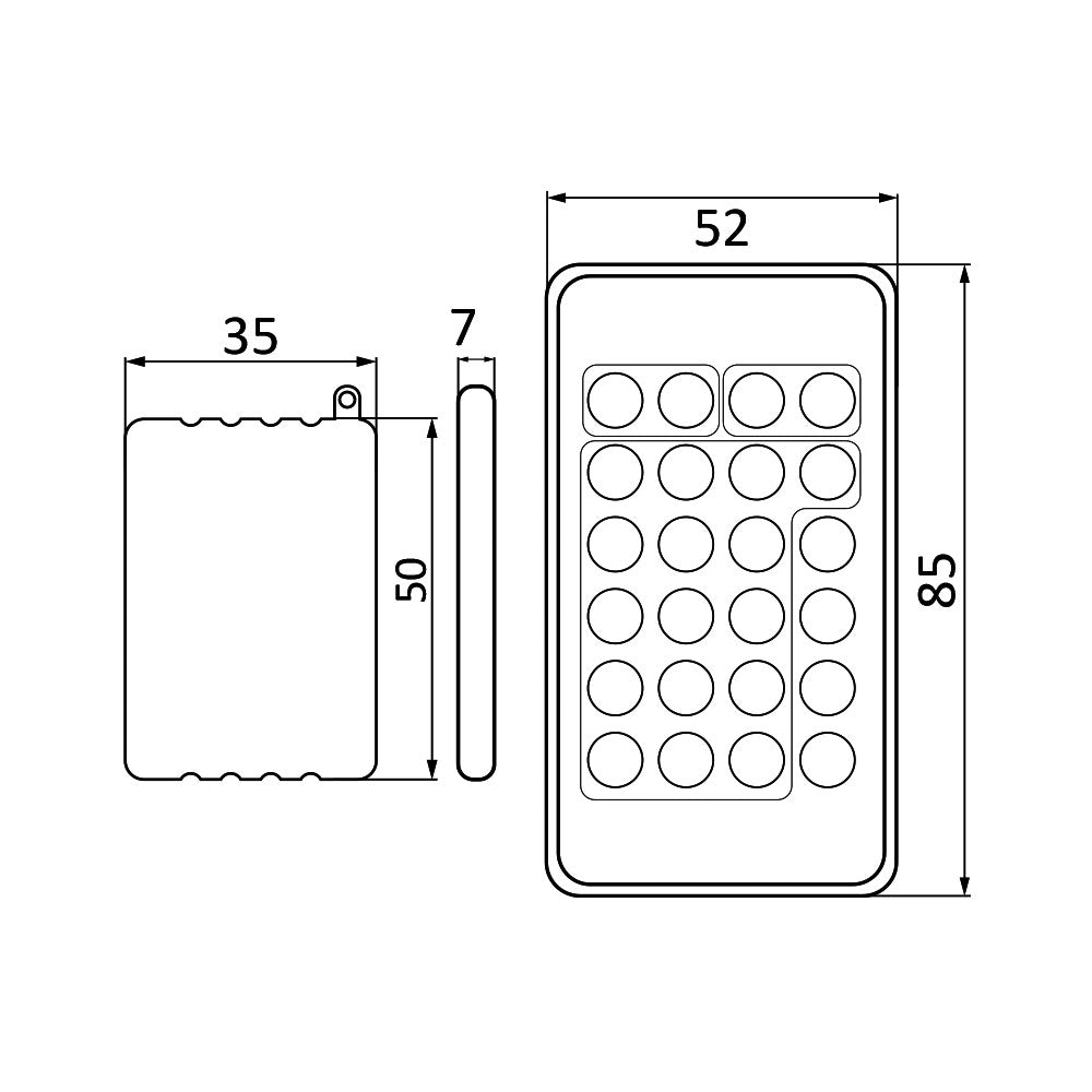 BRY-72W-IR24-RGB KONTROLER