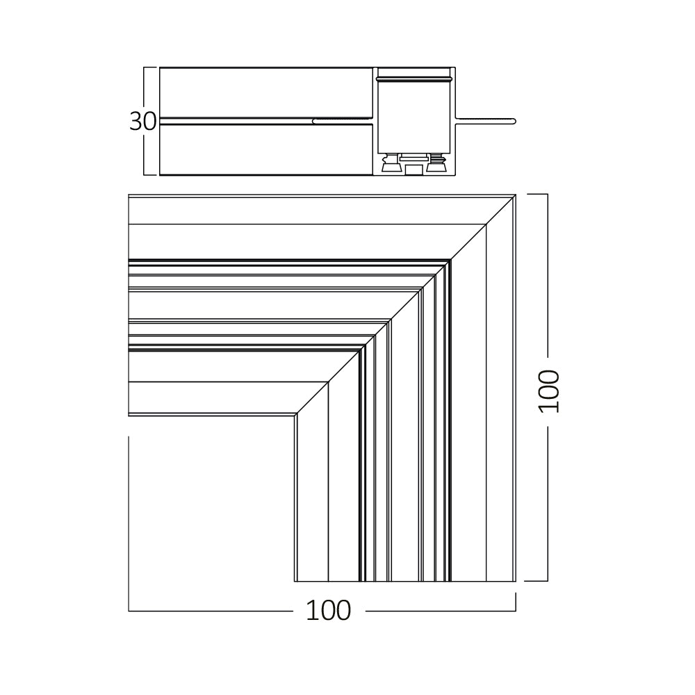 BRY-M04-TRC02-CR-1-48VDC-CRNI-SLIM-UGRADNI KONEKTOR ZA MAG. ŠINU