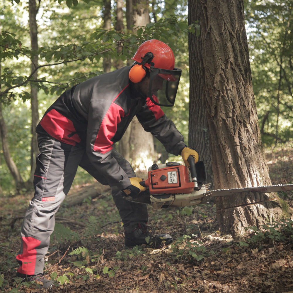 Zaštitne pantalone protiv prosecanja LOGGER sive