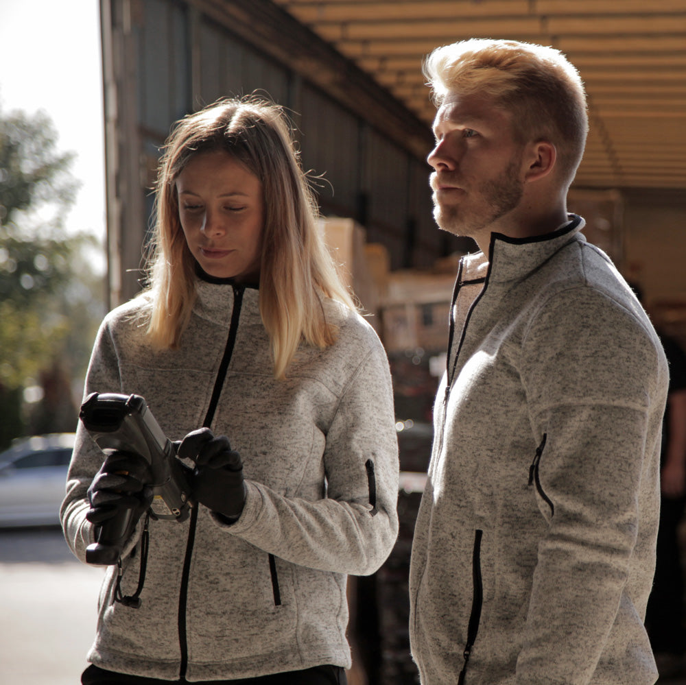 Flis vesta DYNAMIC muška, siva