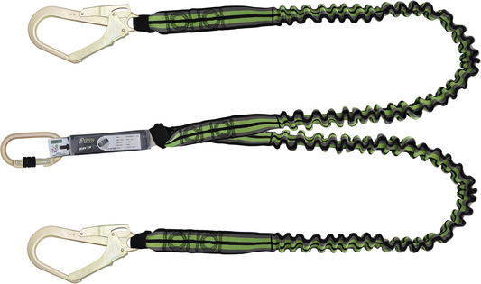 Dvostruka traka rastegljiva  sa sistemom za amortizaciju pada (1,5 m) s kopčama