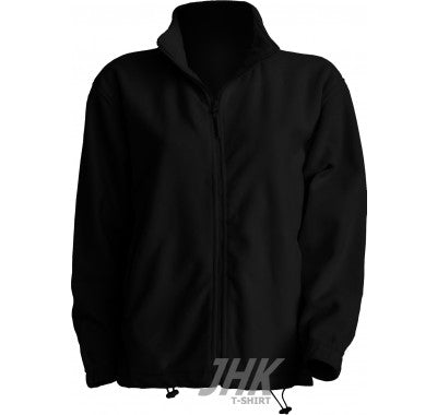 Muška flis duks-jakna, crna,