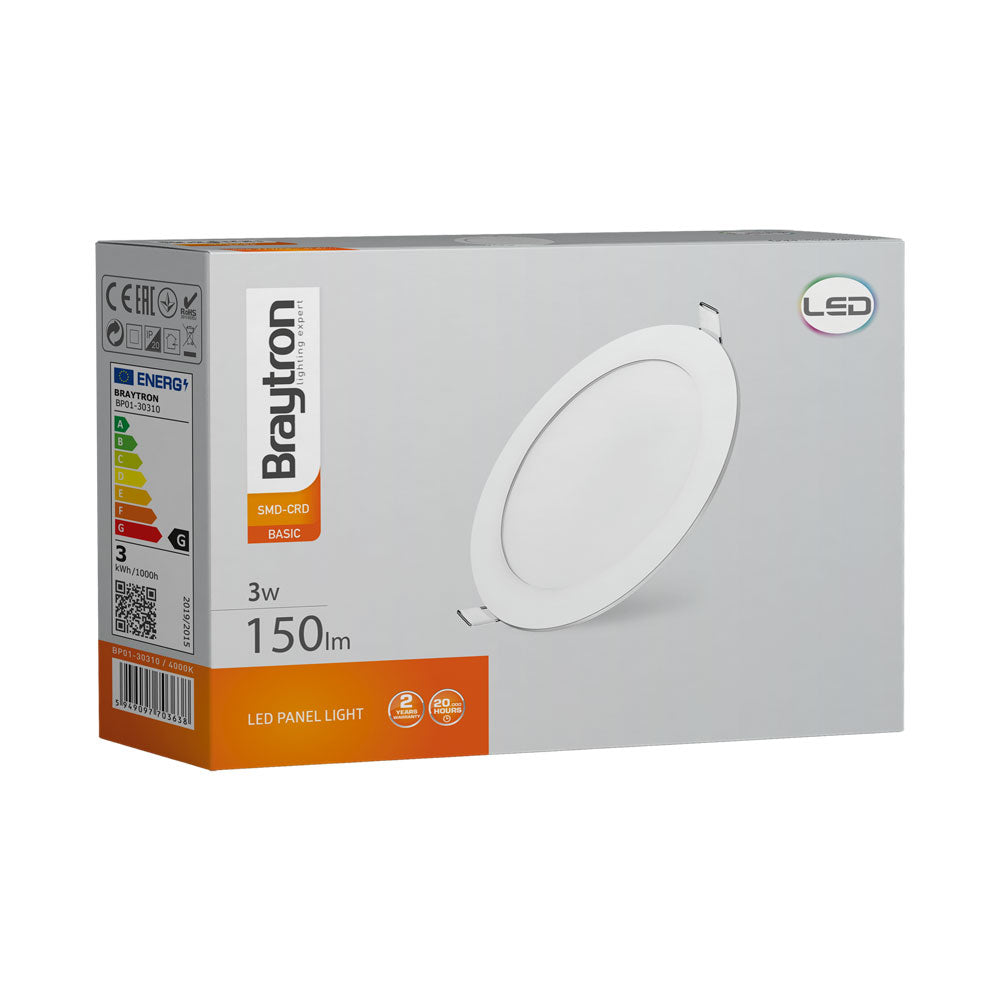 LNX-SMD-CRF-3W-3INC-BELI-4000K-UGRADNI LED PANEL