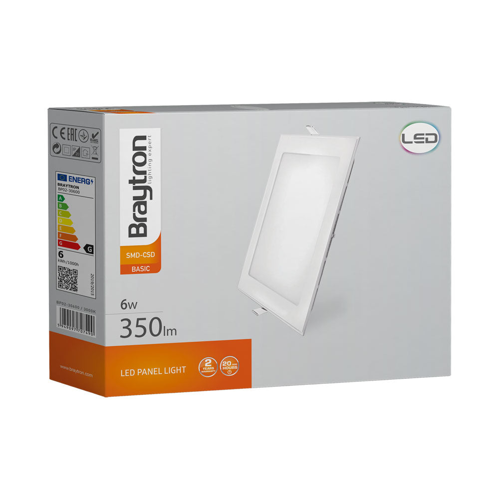 LNX-SMD-CSF-6W-4INC-BELI-3000K-UGRADNI LED PANEL