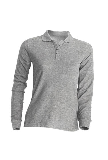 Polo majica ženska dugi rukav siva