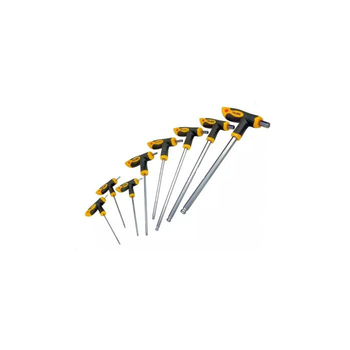 SET HEX ODVIJAČA SA T-RUČICOM 8-DELNI