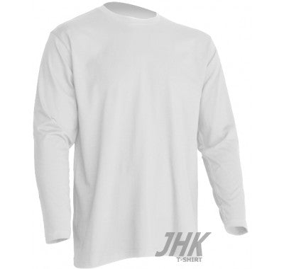 Muška majica dugih rukava, bela