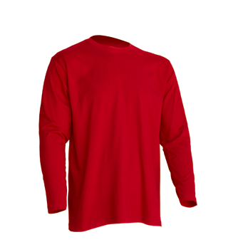 Muška T-shirt majica dugi rukav crvena