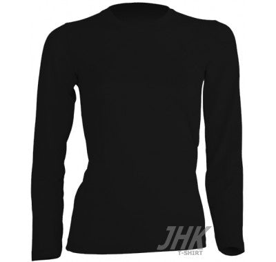 Ženska majica dugih rukava, crna