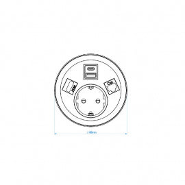 ABL PORT EL BELI 1XSUKO 1XPUNJAC A+B 1XRJ45 CAT6 1XHDMI