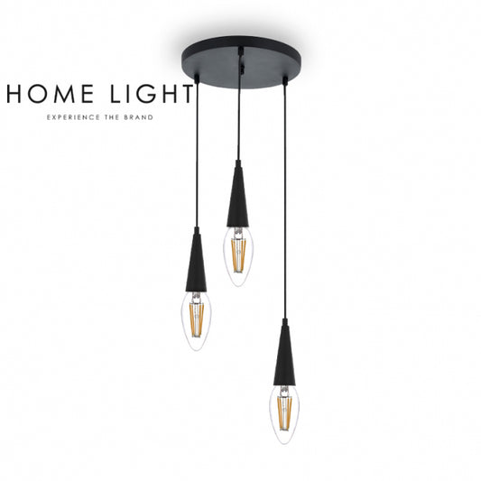 BELLO 23063  VISILICA 3*E14 CRNA